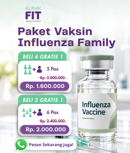 Vaksin influenza Jakarta Selatan di Klinik FIT Pondok Indah